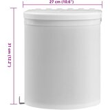  Ugradbena kuhinjska kanta za smeće plastična 12 L | Eponuda.ba