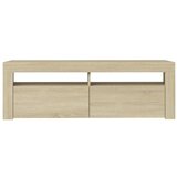 vidaXL TV ormarić s LED svjetlima boja hrasta sonome 120 x 35 x 40 cm | shoptok.hr