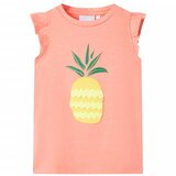 vidaXL Dječja majica neonskokoraljna 104 | shoptok.hr