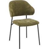 MID.YOU STOL, kovina, tekstil črna, zelena | Shoptok.si