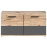MID.YOU Predsoba Mason, 3-Delno, Siva, Barva Hrasta | Shoptok.si