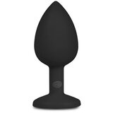 EASYTOYS ANAL Diamond Čep Small - Crn | shoptok.hr