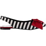 Fox Shoes Black and White Red Women's Flats | shoptok.hr