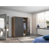 Modern Living Omara S Klasičnimi Vrati Voyager, Barva Hrasta, Siva | Shoptok.si