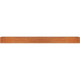  Povišena vrtna gredica boja hrđe 600 x 80 x 45 cm čelik COR-TEN | Eponuda.com