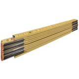 STABILA Ravnalo Type 607, 2 m, žuto, metričko mjerilo, visokokvalitetno ravnalo od PEFC certificiranog drva, obuhvatne spojne ploče Holz-Gliedermaßstab Type 600 1104 mjerna skala 2 m buko... | Eponuda.ba