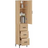  Visoka komoda hrasta sonome 34,5x34x180cm od konstruiranog drva | shoptok.hr