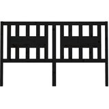  Uzglavlje crno 126 x 4 x 100 cm od masivne borovine | shoptok.hr