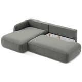 Makamii Siva sklopiva kutna garnitura (s lijevim kutom/s ležaljkom) Hale – | shoptok.hr