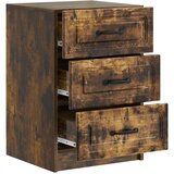  Nočna omarica Dimljen hrast 43 x 41 x 63,5 cm Inženirski les, (5000210032) | Shoptok.si