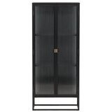 Venture Home vitrina Garis 40 × 160 × 70 cm, crna | shoptok.hr