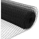 vidaXL Ograda s stupovima Siva 0.8 x 10 m Čelik | shoptok.hr