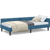 vidaXL Krevetni okvir sa kutnim dizajnom Plava 80 x 200 cm | shoptok.hr