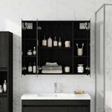  Kopalniška ogledalna omara Črna Orehovina 80 x 14.5 x 70 cm, (5000232811) | Shoptok.si