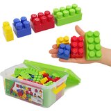 IRON SPORT Kocke za decu KOCKE DEČIJE OSNOVNE set 72 kom. Kutija - 4 vrste kocki u setu - širine kocki 4.5cm | ePonuda.com