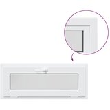  Unutarnja boja prozora u podrumu bijela RISOR 120 x 40 cm - Bijela 120 x 40 cm s dvostrukim staklenjem | shoptok.hr