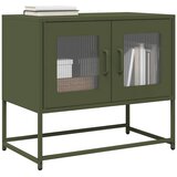 TV ormarić maslinasto zeleni 68x39x60,5 cm hladno valjani čelik | shoptok.hr