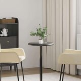 vidaXL mizna plošča črna ø 40x2,5 cm marmor | Shoptok.si