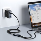 Joyroom Polnilni kabel serije Speedy (SA21-1T2) - Type-C do 2x USB-C - hitro polnjenje - 100 W - 150 cm - črn | Shoptok.si