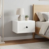  Noćni ormarić za montažu na zid 2 pcs Bijela visokog sjaja | shoptok.hr