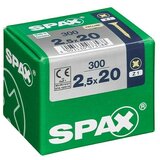 SPAX Univerzalni vijak (2,5 x 20 mm, Celotni navoj, 300 kos) Cene