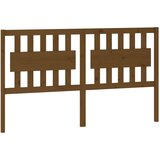 Maison Chic posteljno vzglavje - vzglavna omarica - nočna omarica medeno rjavo 155,5x4x100 cm trdna borovina, (21707439) | Shoptok.si