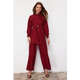 Trendyol Red Woven Two-Piece Set Cene