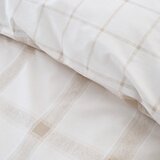 Bianca Bež pamučna posteljina za bračni krevet 200x200 cm Oxton Check – | shoptok.hr