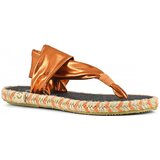 Nalho Sandali & Odprti čevlji ORA GANIKA SANDAL METALLIC W Oranžna Cene