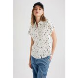 Defacto Coool Regular Fit Shirt Collar Printed Short Sleeve Shirt cene