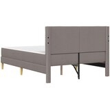  Okvir kreveta s madracem Sivo-smeđa 120 x 200 cm tkanina | shoptok.hr