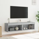 TV ormarići s LED svjetlima 2 kom boja betona 60x30x30 cm | Eponuda.com