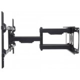 Manhattan stenski tv nosilec roka 75kg, dvojna roka, naklon -15°do 5°, črne barve 461290 | Shoptok.si