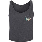 Mister Tee Ladies Kicks Love EMB Tank charcoal | Shoptok.si