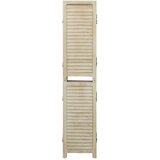Sobna pregrada s 4 panela 140 x 165 cm masivno drvo paulovnije | shoptok.hr