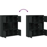  Regal za knjige crni hrasta 89x24x101 5cm od konstruiranog drva | shoptok.hr