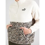 Puma Športen pulover 'ESS' rjava / črna / bela | Shoptok.si