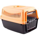 MP BERGAMO gipsy transporter za mačke sa plastičnim vratima, xs, 39x26x25cm, narandžasto-crni | ePonuda.com