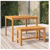  Vrtni blagovaonski stol 90 x 90 x 74 cm masivno bagremovo drvo | shoptok.hr