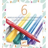 Djeco Komplet 6 markerjev Glitter Cene