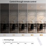  Brilagi-LED prigušiva luster na sajli TWISTER LED/75W/230V prečnik 70 cm bela + sa daljinskim upravljačem | Eponuda.com