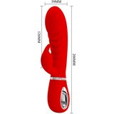 Pretty Love Super soft rabbit vibrator Prescott red | Eponuda.com