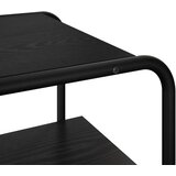  Konzolna stolica Crni hrast 60 x 41 x 75 cm Konstruirano drvo - Crni hrast 60 x 41 x 75 cm | shoptok.hr