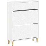  Ormar za cipele DELFT 78 x 24 x 103 cm Konstruirano drvo Bijela | shoptok.hr