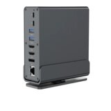 Gembird A-CF-COMBO15-01 USB Type-C 15-u-1 Multi-port adapter USB Hub HDMI DP LAN 3.5mm | Eponuda.com