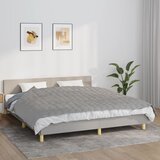 vidaXL Obtežena odeja siva 155x220 cm 7 kg blago Cene