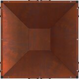  Kamin Smeđa 50 x 50 x 35 cm Čelik otporan na vremenske uvjete | shoptok.hr