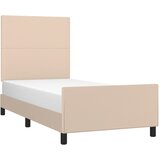  Okvir za krevet s uzglavljem cappuccino 90x200 cm umjetna koža | shoptok.hr