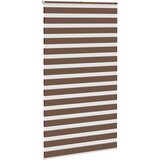 Zebra zavjesa Smeđa 130x200 cm Širina tkanine 125,9 cm Poliester | shoptok.hr