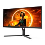 AOC U34G3XM - G3 seriesled monitor gaming 34&quot; 3440 x 1440 uwqhd @ 144 hz va 300 cd/m² 3000:1 HDR10 1 ms 2xHDMI displayport black red - U34G3XM/EU | Shoptok.si